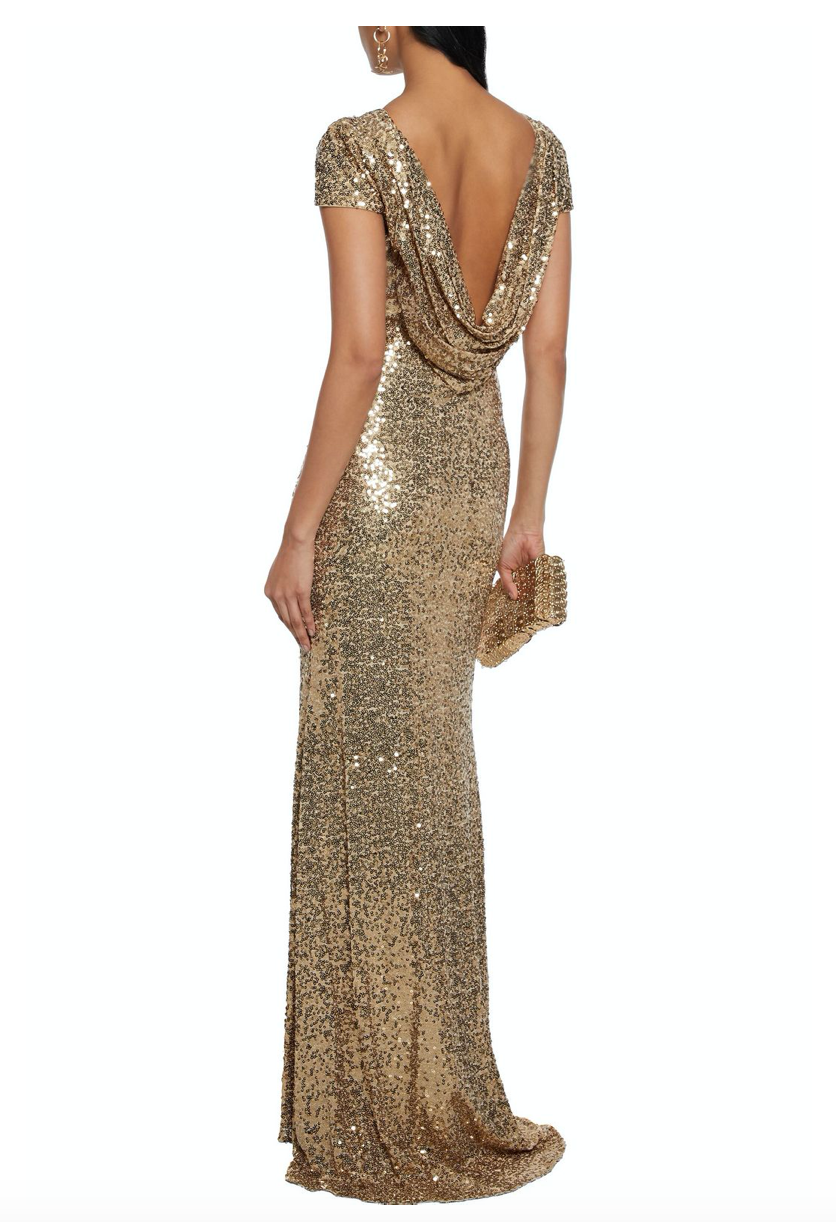 Open Back Sequin gown