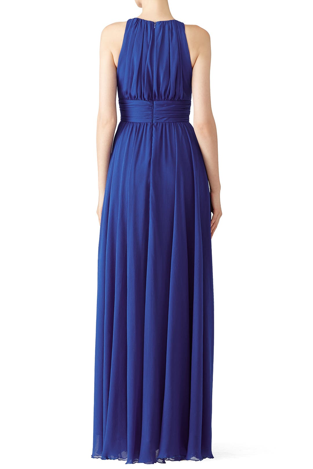 Draped Chiffon Gown - Badgley Mischka